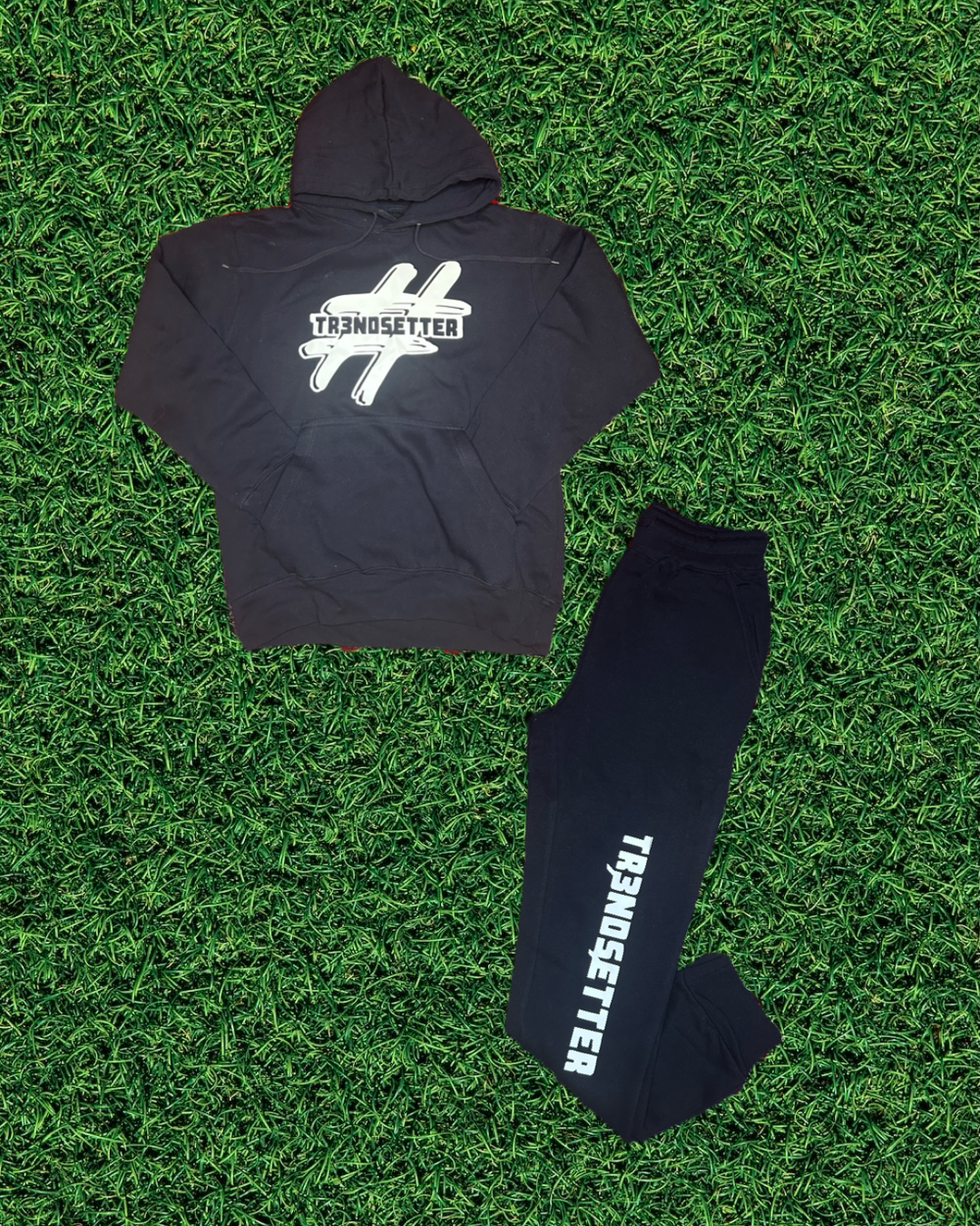 Adult Navy & White Jogging Suit