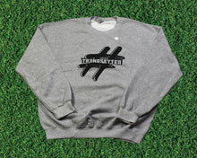 Load image into Gallery viewer, Adult Gray &amp; Black Crewneck
