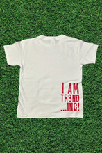 Load image into Gallery viewer, Youth White &amp; Red Tshirt
