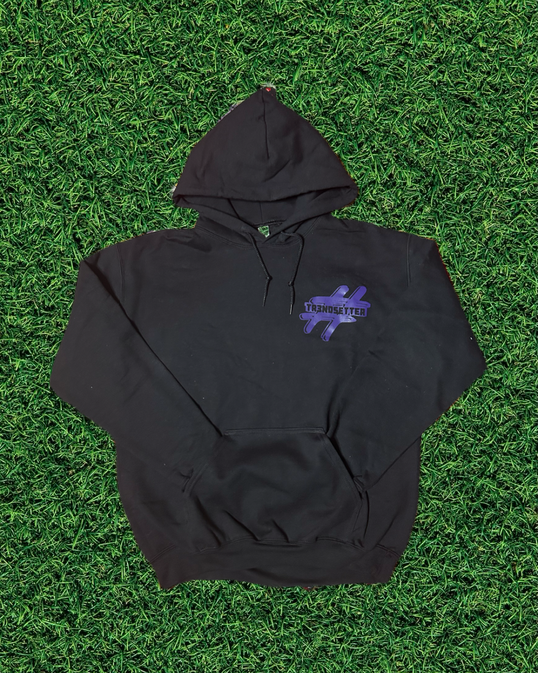 Adult Black & Purple Hoodie