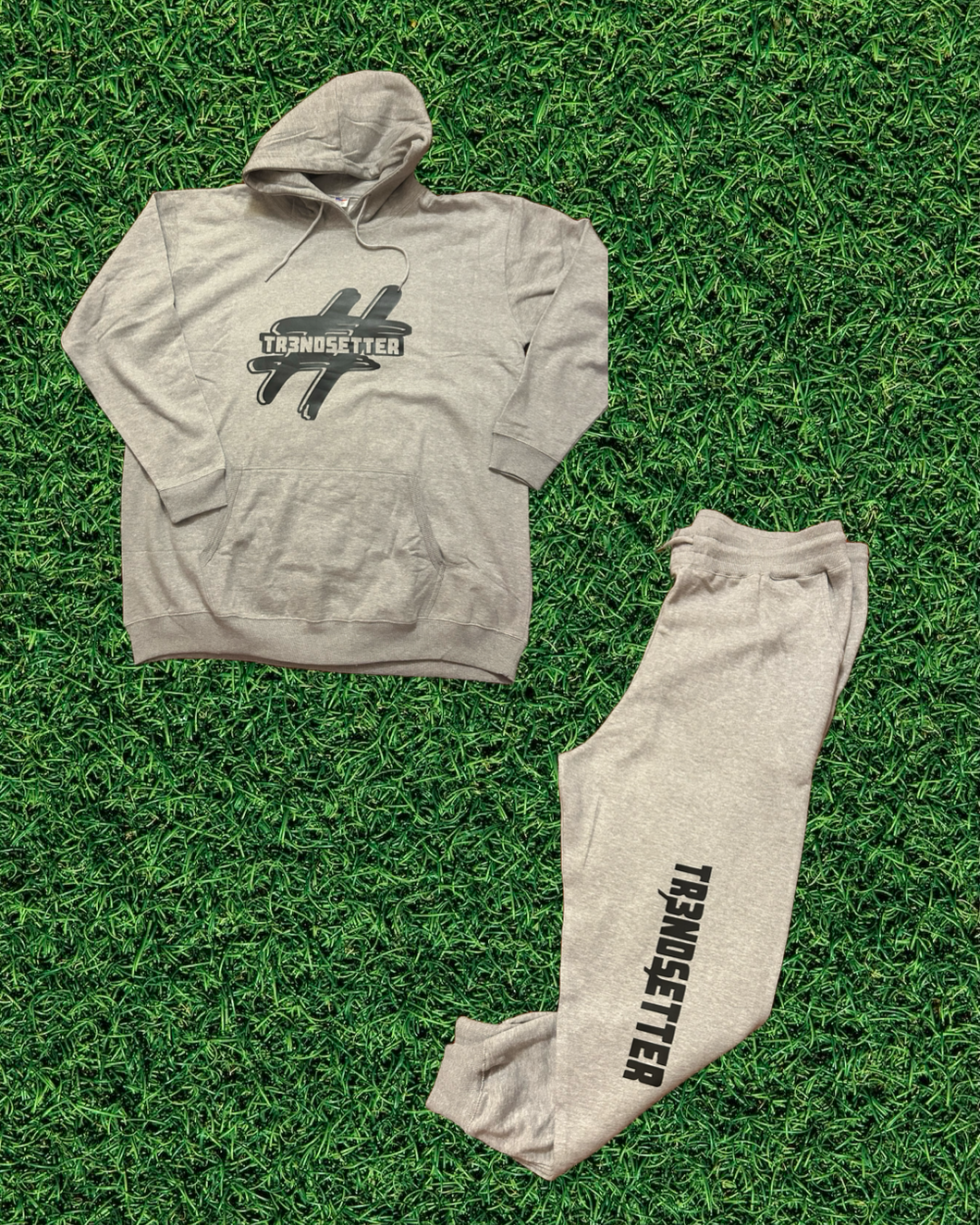 Adult Gray & Black Jogging Suit