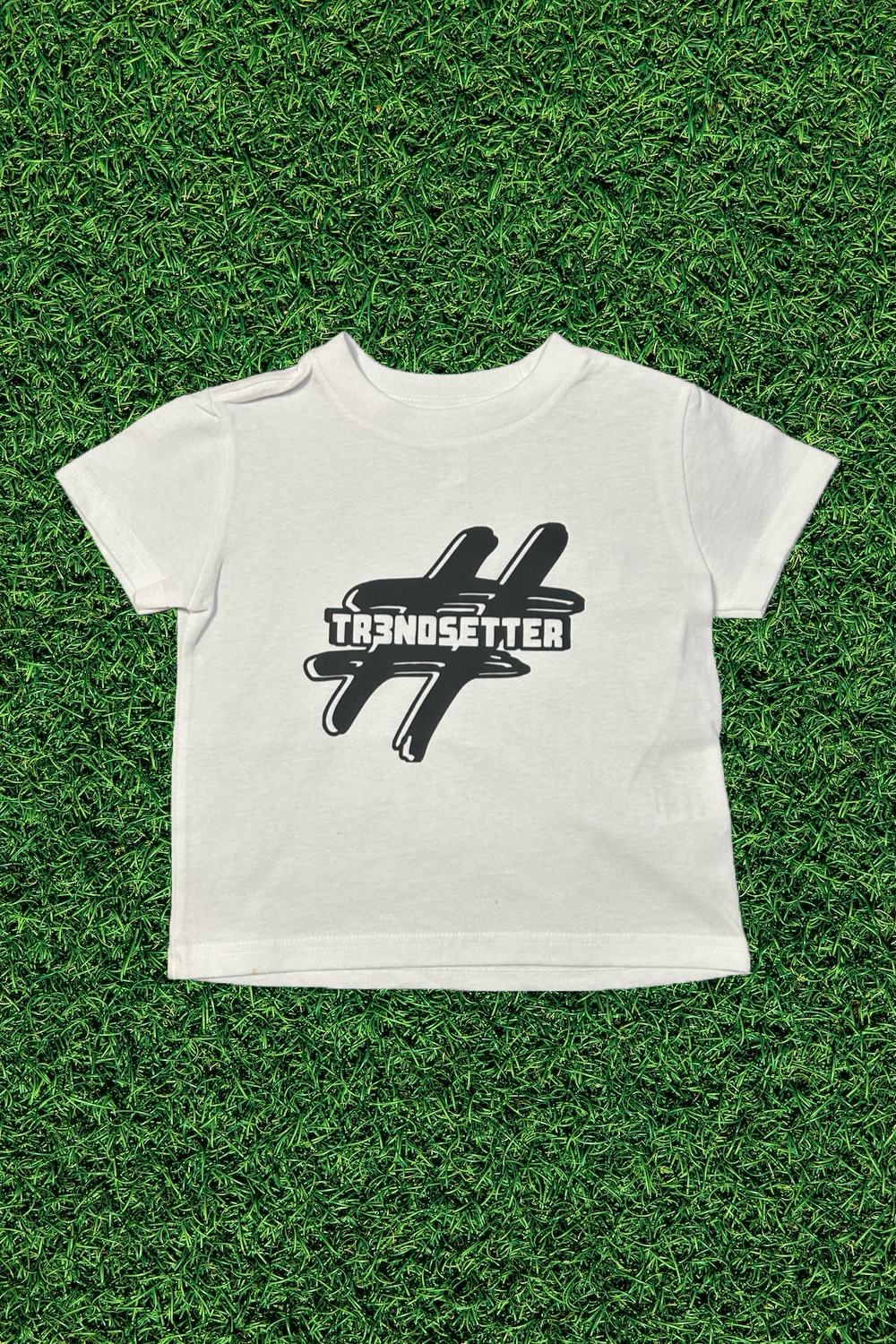 Toddler White & Black TShirt