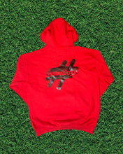 Load image into Gallery viewer, Adult Red &amp; Black Hoodie
