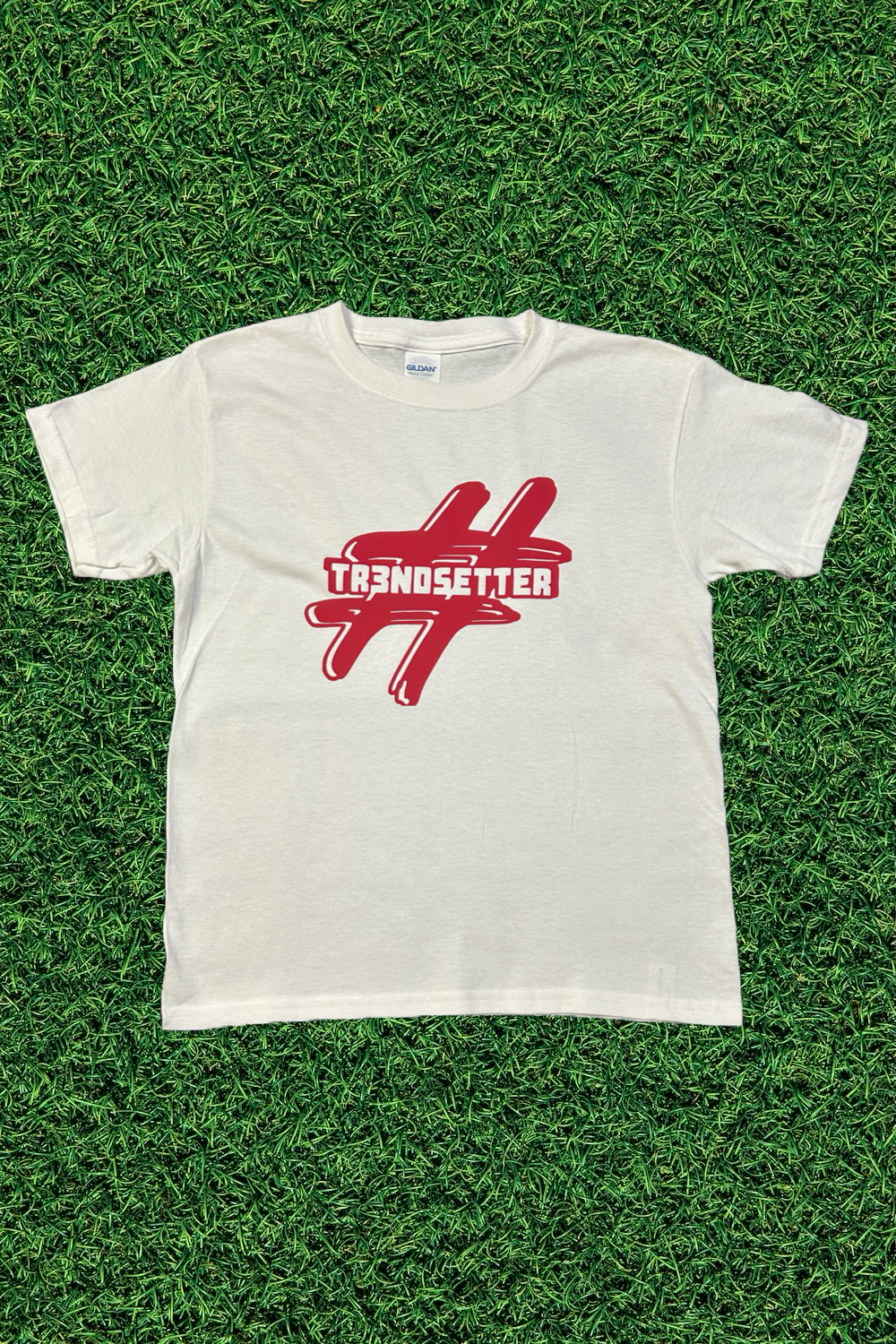 Youth White & Red Tshirt