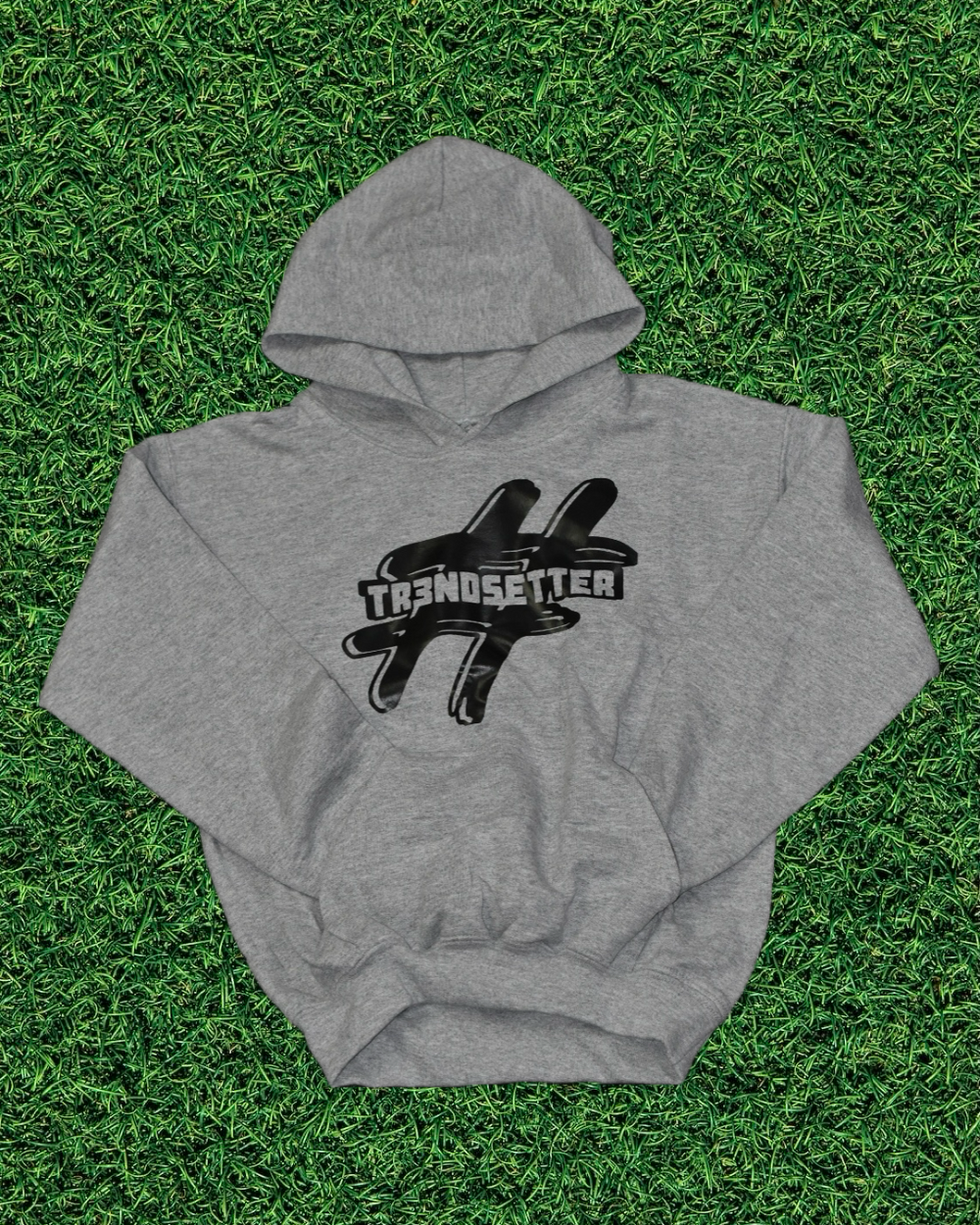 Youth Gray & Black Hoodie